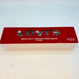Set of 7 Levis Crew Socks